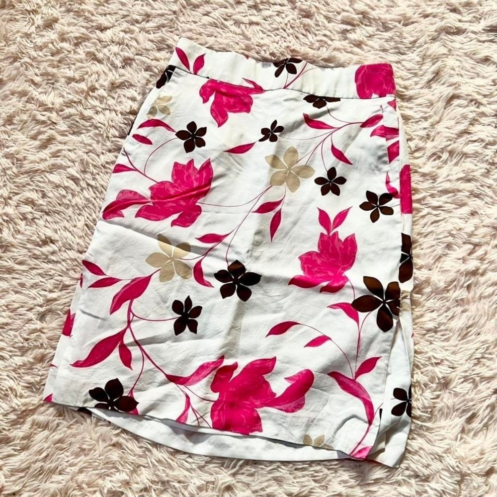Vintage Floral Professional Pencil Skirt Womens PXS Officewear Feminine Whimsy